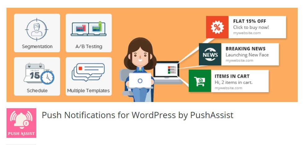 Top 4 website push notification websites push assist