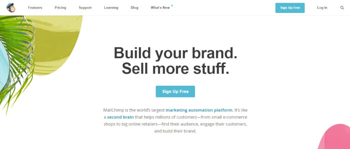 Mailchimp top email marketing tools