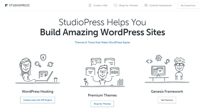Top premium wordpress themes for newbie bloggers studiopress